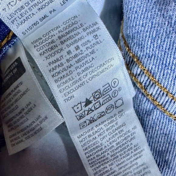 NWT Levi's Superlow Women's Jeans Table Talk Low Rise Straight 28 Regular - Picture 10 of 10